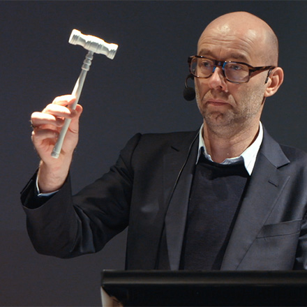 Veilingmeester Peter Bernaerts